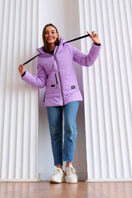 Женская демисезонная курточка трансформер.  Куртка жилетка весенняя 44-58р. Киев - изображение 2