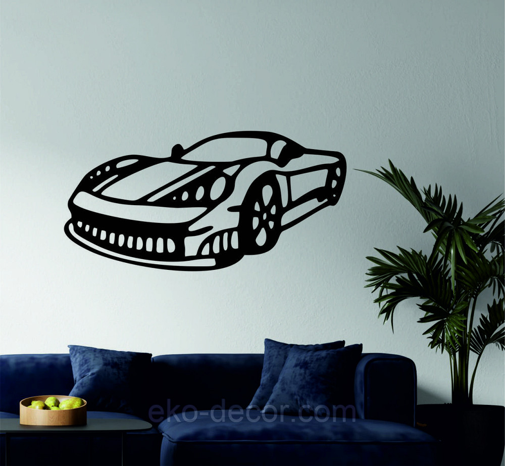 Декоративне настінне Панно «Машина Феррарі», Декор на стіну Київ - фото 3