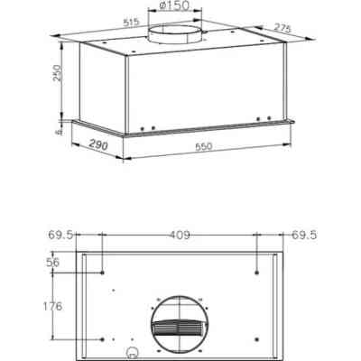 Вытяжка кухонная Hansa OMP6553WGH Винница