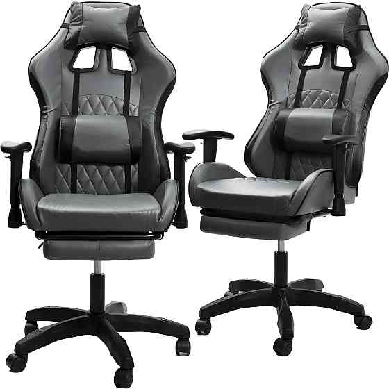 Кресло геймерское DIEGO Raptor gray Киев