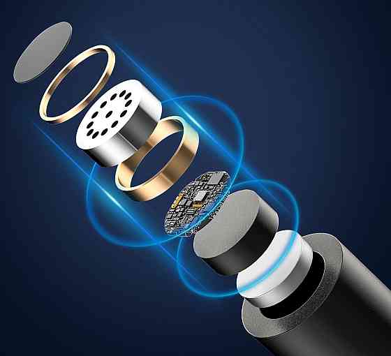 Микрофон беспроводной Lightning цифровой 2.4ГГц айфон Puluz PU3083B Киев