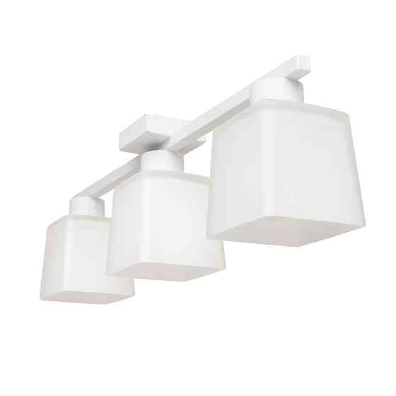 Люстра потолочная на три плафона MSK Electric Sakura под лампы Е27 белая NL 16510-3 WH Одесса