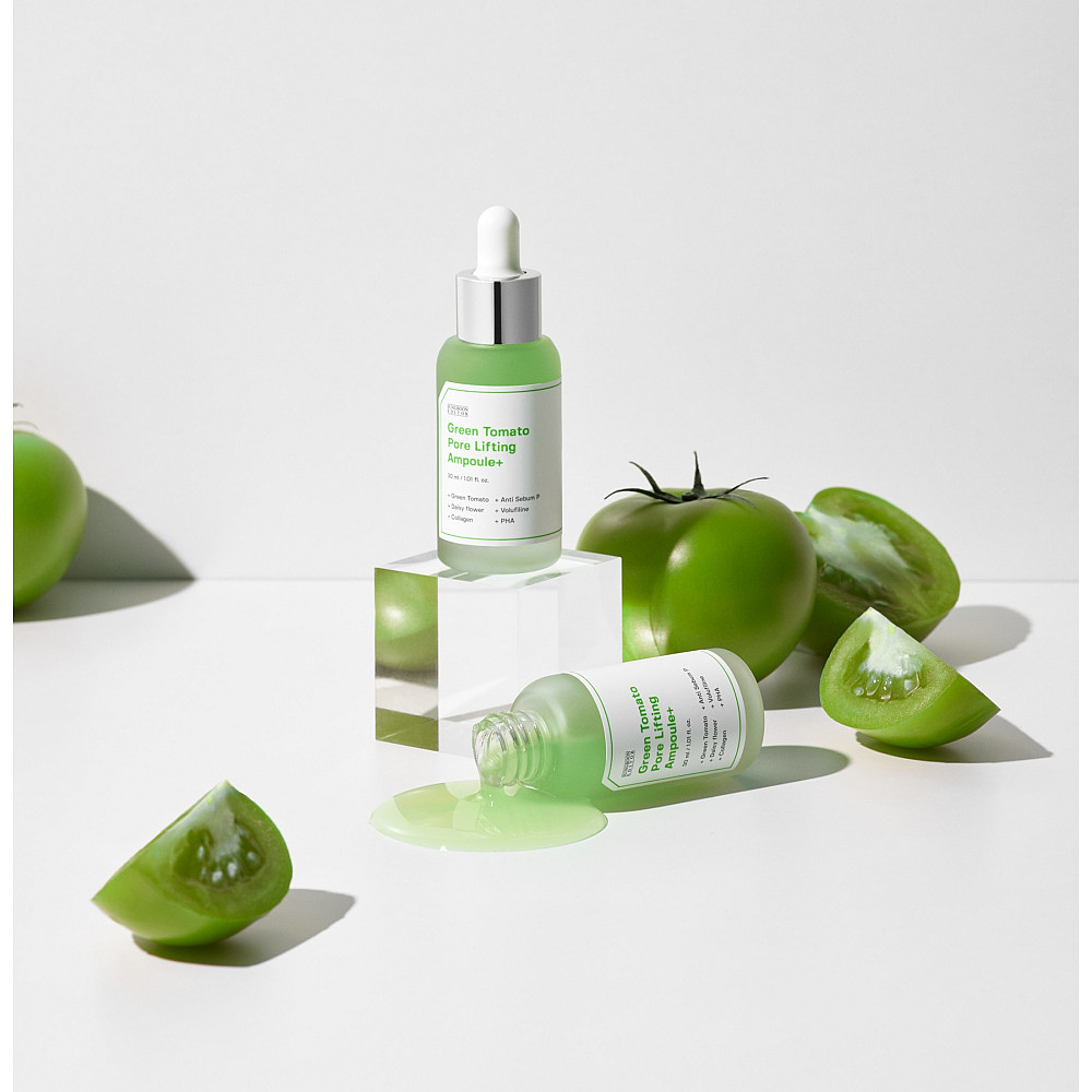 Сироватка-ліфтинг ампульна для звуження пір Green Tomato Pore Lifting Ampoule+ Sungboon Editor 30 мл Київ - фото 2