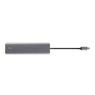 Концентратор Trust USB-C 7-in1 2xUSB-А 3.2/2xUSB-С/2xHDMI/DP aluminiu 0.16m grey (25661_TRUST) Вінниця
