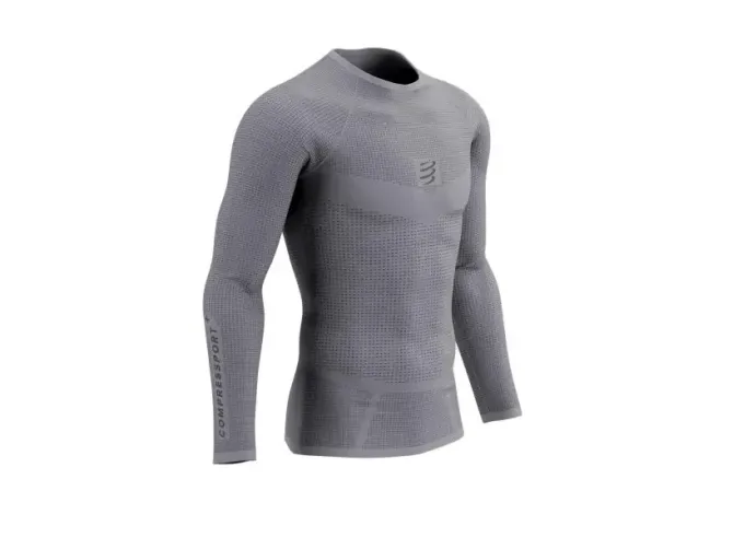 Футболка Compressport On/Off Base Layer LS М серый L(р) Запорожье - изображение 1