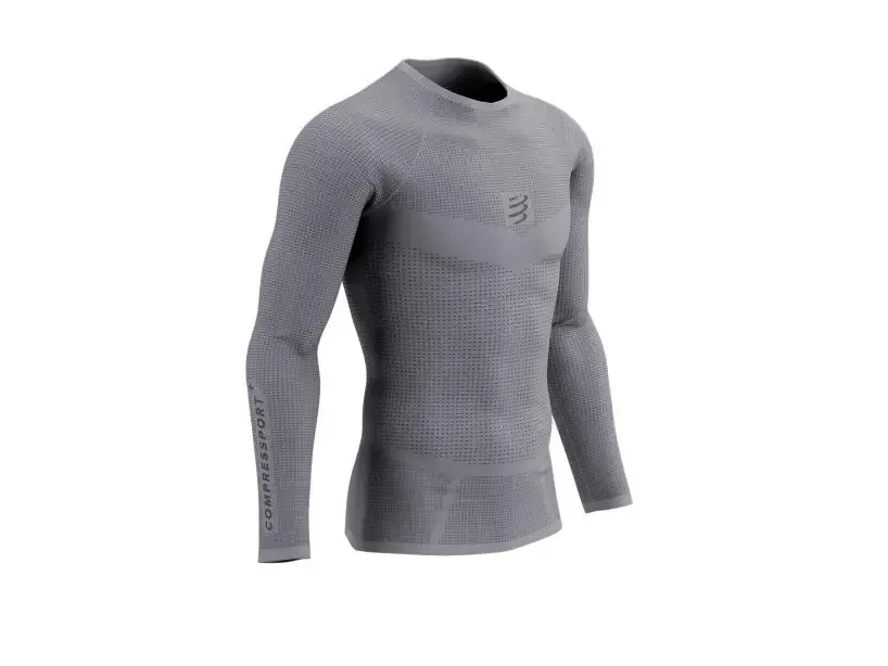 Футболка Compressport On/Off Base Layer LS М сірий L (р) Київ - фото 1