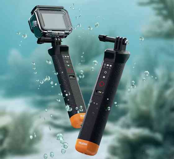 Ручка поплавок с пультом GoPro 13-8 Telesin S4-FHG-01-TGP Киев