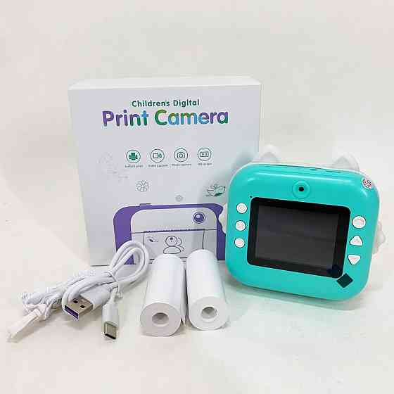 Детские фотоаппараты для мальчиков, Детский фотоаппарат с функцией распечатки, Фотоаппарат игрушечный HF-46 Львов