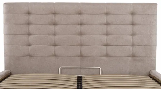 Кровать Двуспальная Erika Comfort 160 х 190 см Мисти Mocco С подъемным механизмом и нишей для белья Мокко Киев