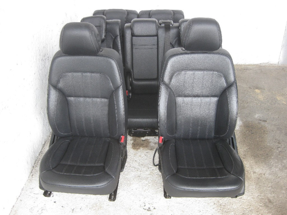 Mercedes-Benz  A1669103108 9D88 Комплект сидінь чорний шкірозамінник GLS X166 Одеса - фото 2