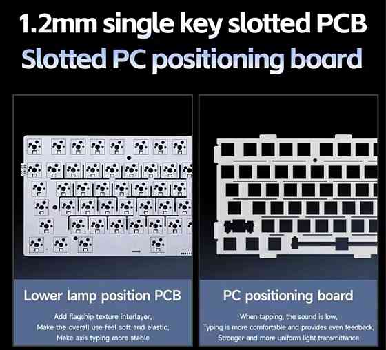 Беспроводная игровая механическая клавиатура mchose pro g75 75% Харьков