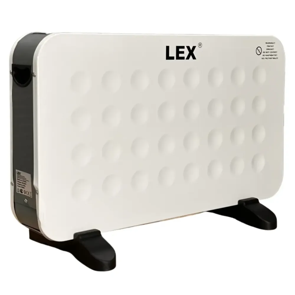 Обогреватель LEX LXZCH01F – конвекторный, 2000 Вт, быстрый и эффективный нагрев, турбовентилятор Львов - изображение 2
