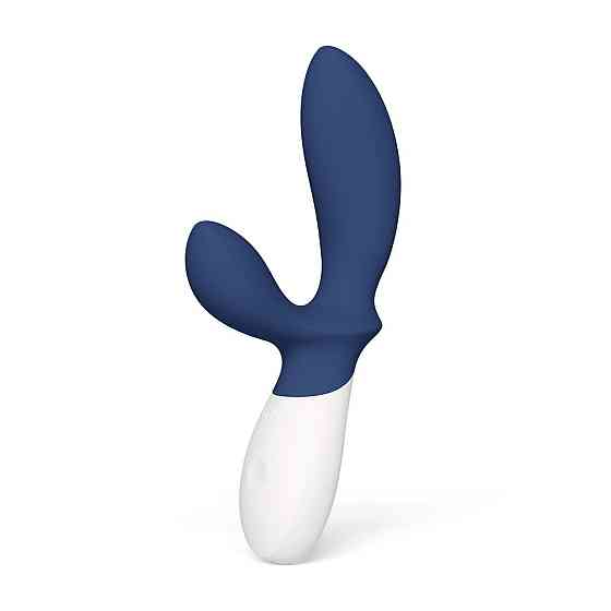Масажер простати LELO Loki Wave 2 Base Blue, 2 мотори, манливий рух + вібрація Sex Aura Київ