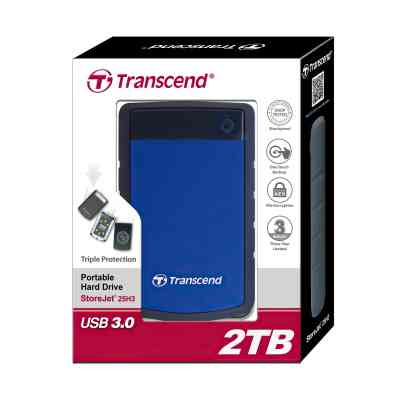 Зовнішній жорсткий диск 2.5" 2TB Transcend (TS2TSJ25H3B) Вінниця