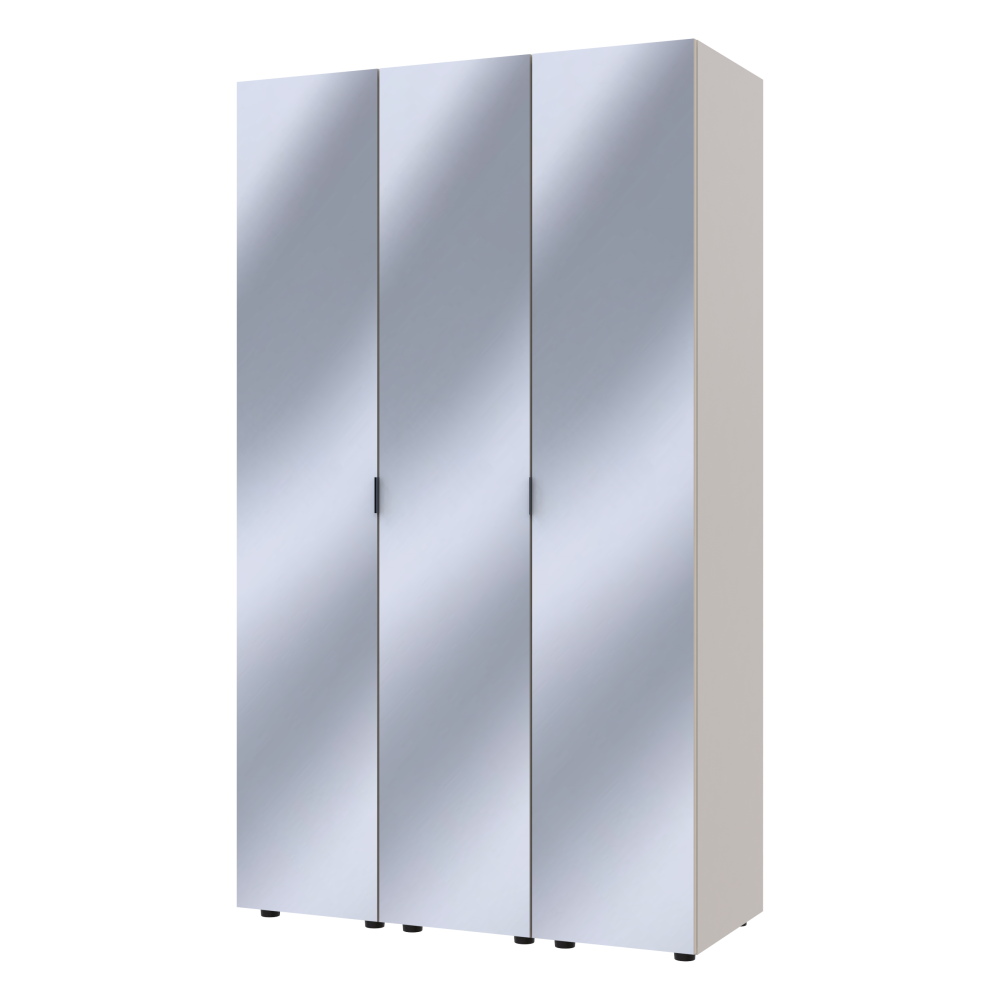 Комплект пеналів для одягу Doros Гелар (3 шт.) 117х49,5х203,4 см 3 Дзеркала/Кашемір (DRS-011262) Львів - фото 7