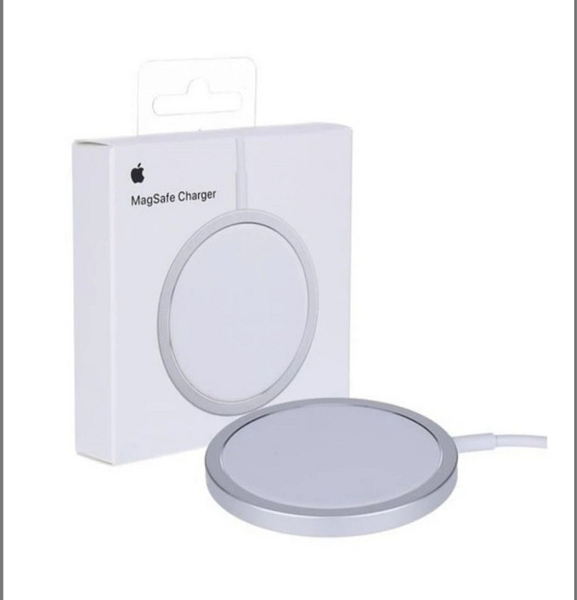 Безпровідний зарядний пристрій Wuw Apple Magnetic MagSafe USB Type-C 15W 1m White (товар вживаний) Луцк - изображение 1