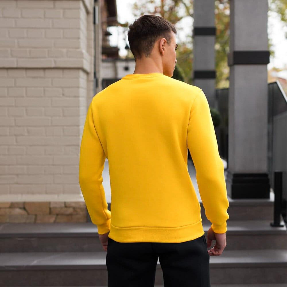 Світшот чоловічий однотонний Pobedov 007 ЗИМА Київ - фото 3