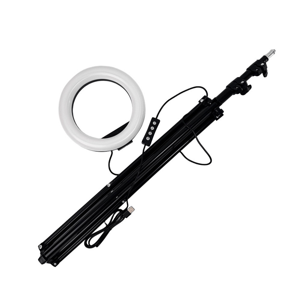 Кільцева лампа NNM-20 (20см) + штатив 2,1м Київ - фото 3