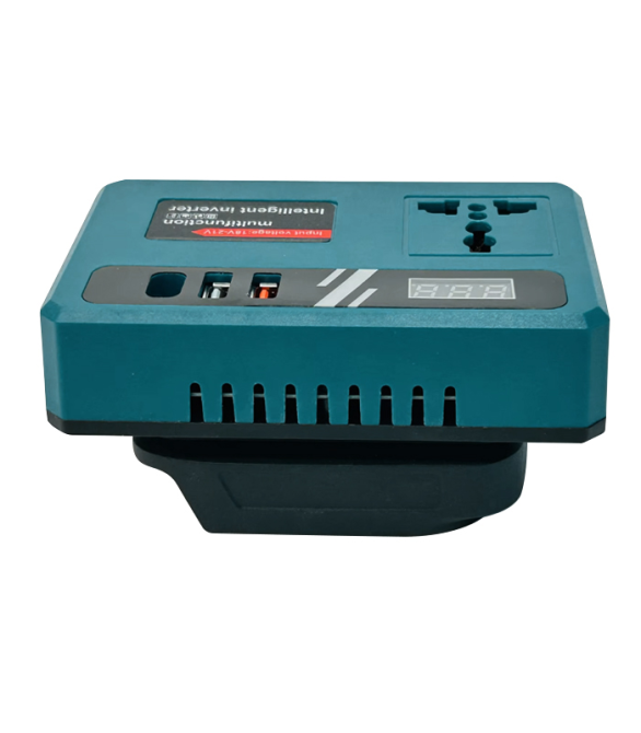 Аккумуляторный инвертор напряжения (18–21 В → 220 В) 150 Вт, портативный аккумулятор для зарядки устройств (USB, USB-C) Киев - изображение 7