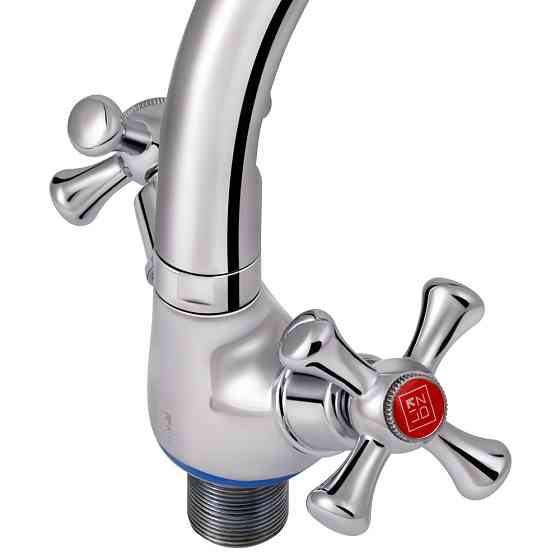 Смеситель для кухни Lidz Lamb 276F двухвентильный LDLAM276FCRM22019 Chrome Киев