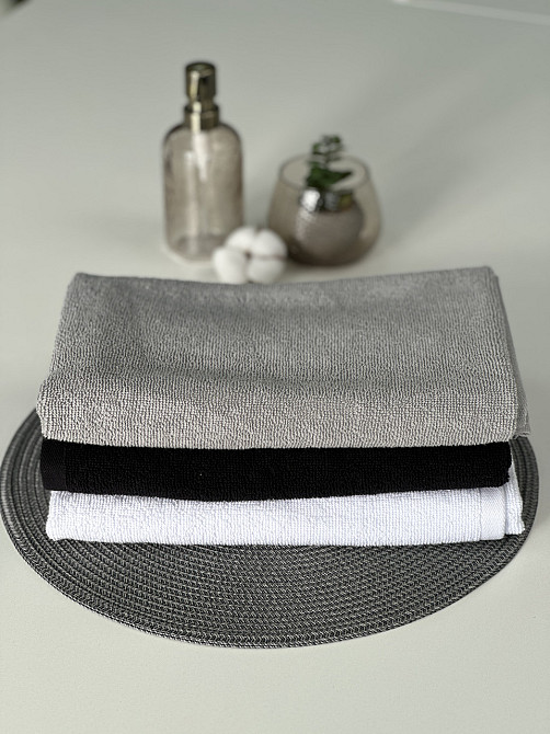 Полотенце однотонное Ideal Textile 50х90 см 400 г/м2 Черновцы - изображение 6