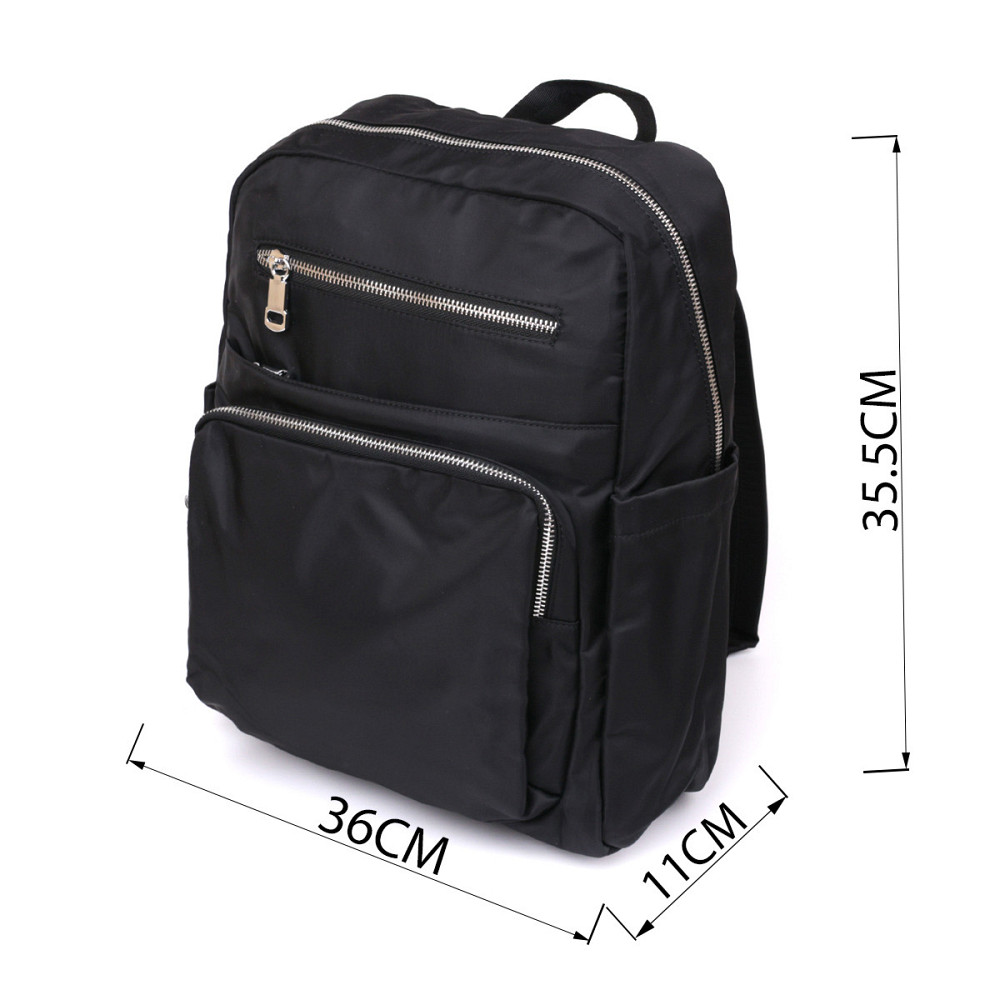 Рюкзак нейлоновий Vintage 14808 Чорний Київ - фото 4