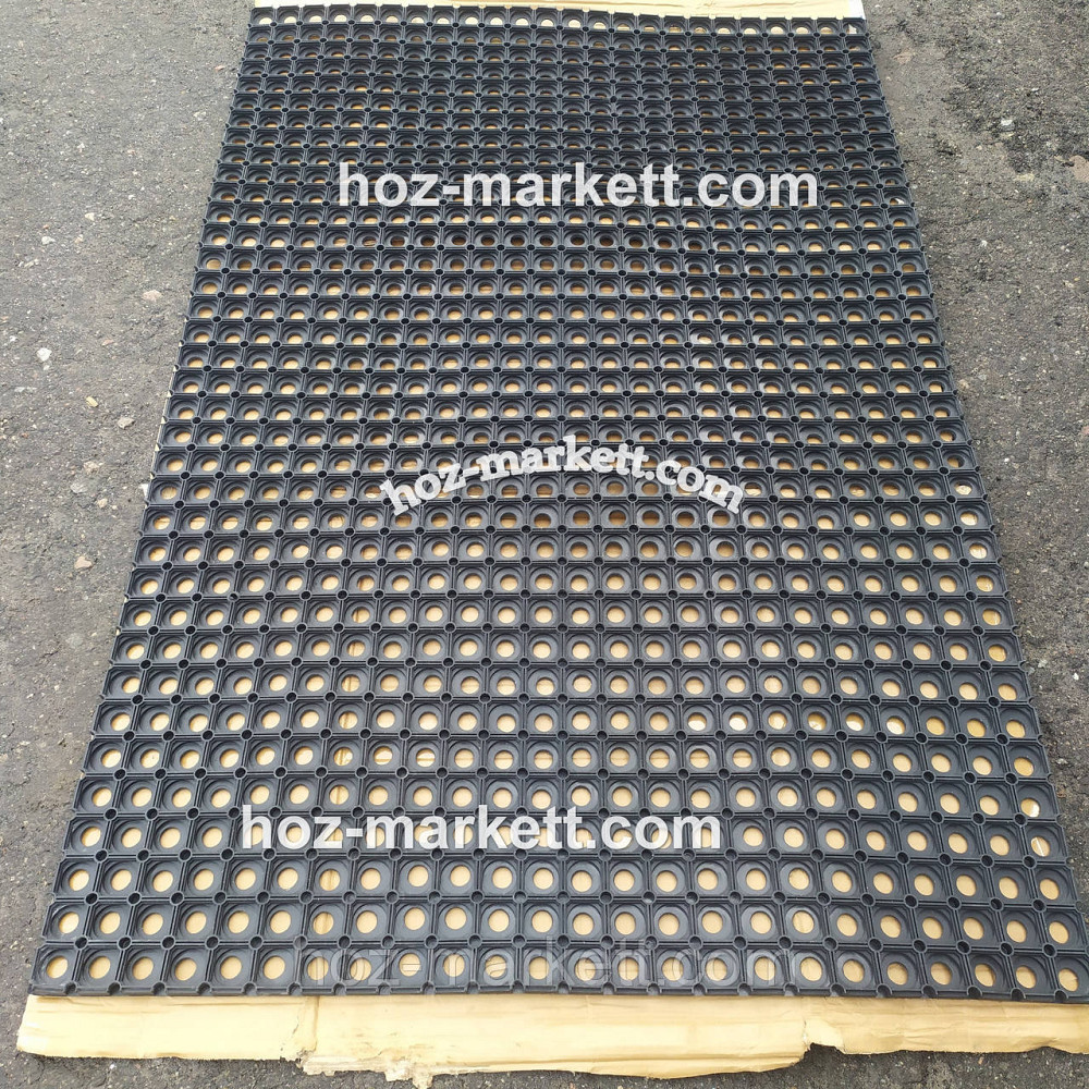 Коврик 150  х 100 х 1.6 см резиновый с отверстиями, резиновое покрытие Ковер 150 см х 100 см Харьков - изображение 1