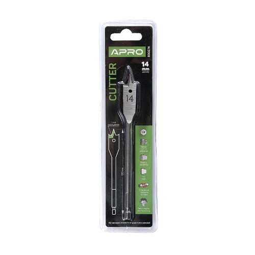 Свердло по дереву пірьйове 14*150мм Cutter APRO Житомир - фото 2