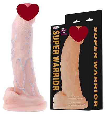 Фалоімітатор гігант на присосці Baile SUPER WARRIOR, BW-008077NG Sex Aura Київ