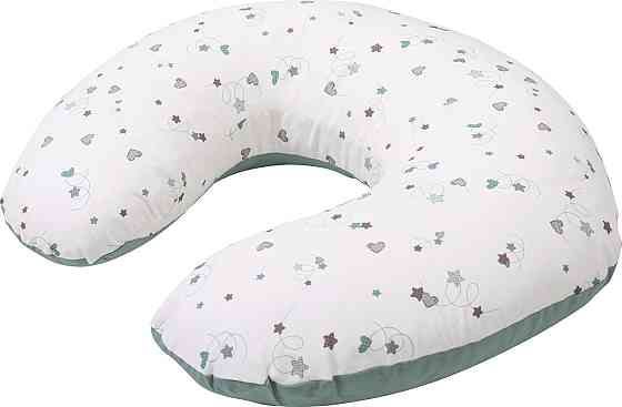 Подушка Bubaba FreeON GREEN STARS 70х60 см, white - green Киев