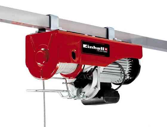 Электрический тельфер (подъемник) Einhell TC-EH 1000: 1600 Вт, 1000 кг макс., 18м (2255160) лебедка Киев