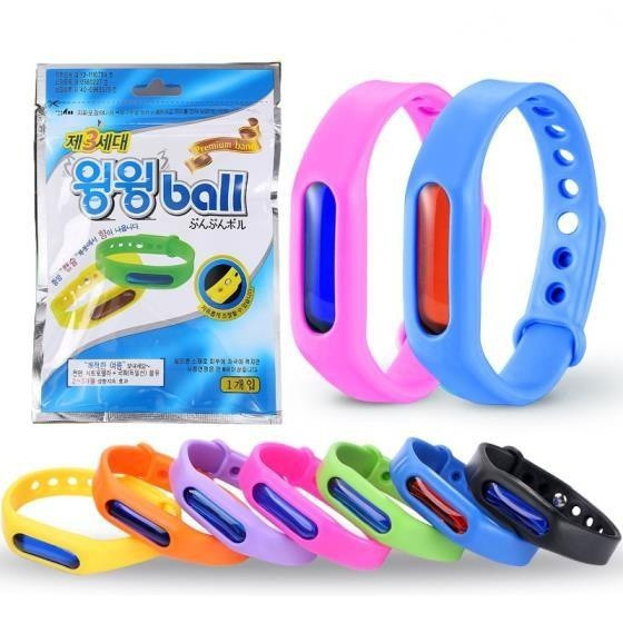 Силіконовий браслет ремінець від комарів і комах з капсулою Ball Полтава - фото 1