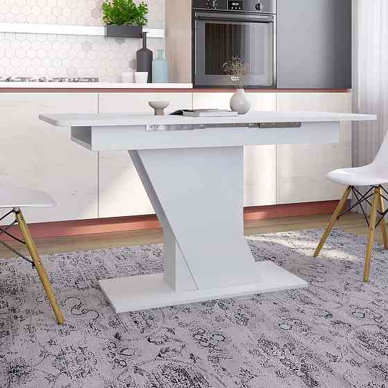 Обідній стіл розкладний LION Грейс Німфея Альба (білий) (LION-045016) ТОП Львів