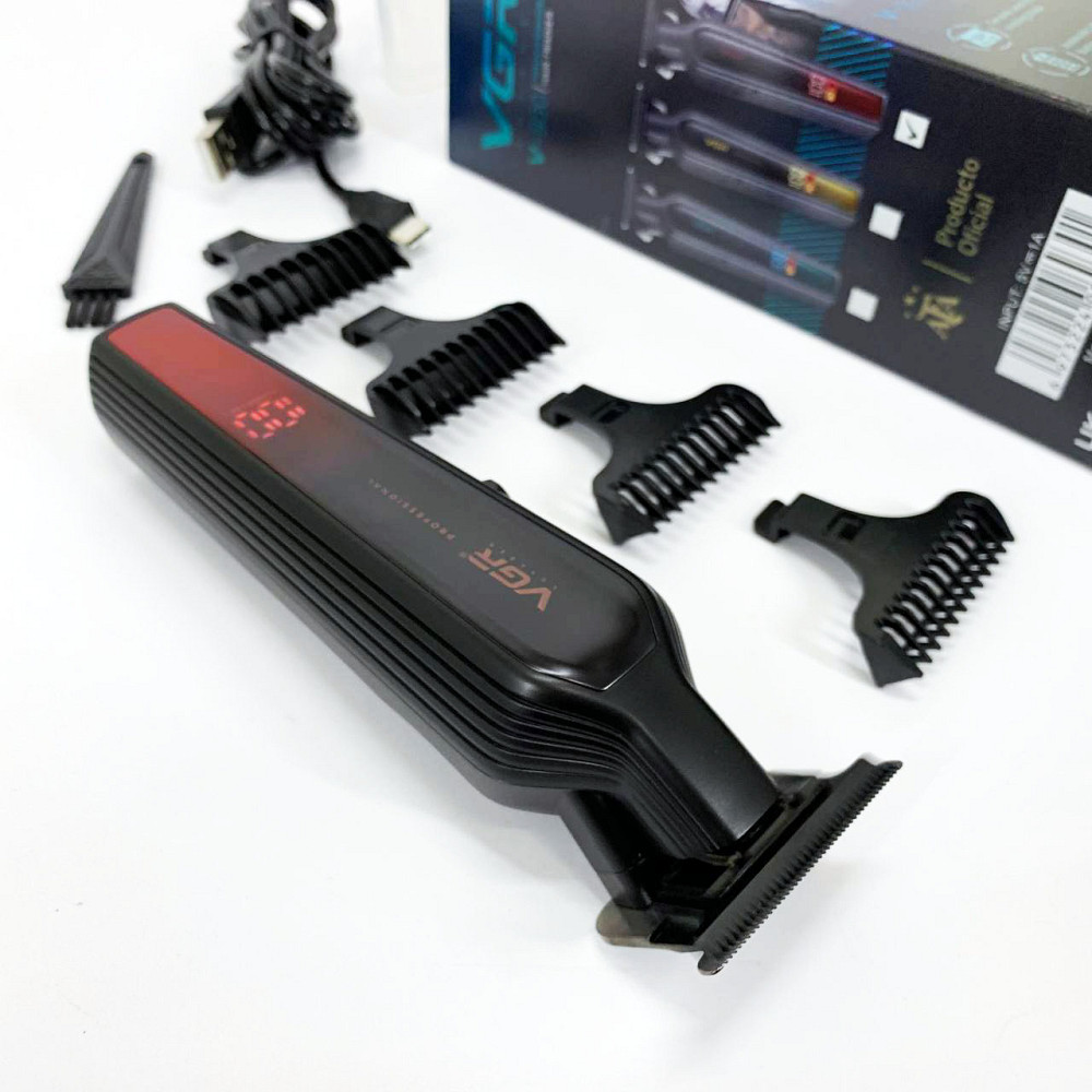 Професійна окантовочна машинка для стрижки волосся, Акумуляторний універсальний тример для стрижки DF-42 Львів - фото 8