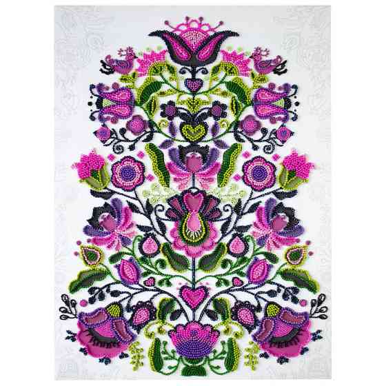 Набір для вишивання бісером "Пам'ятаючи традиції" AB-909 на натуральному полотні Вінниця