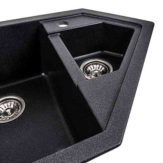 PLATINUM Гранітна мийка для кухні Platinum 9950 PANDORA матовий Карбон Київ