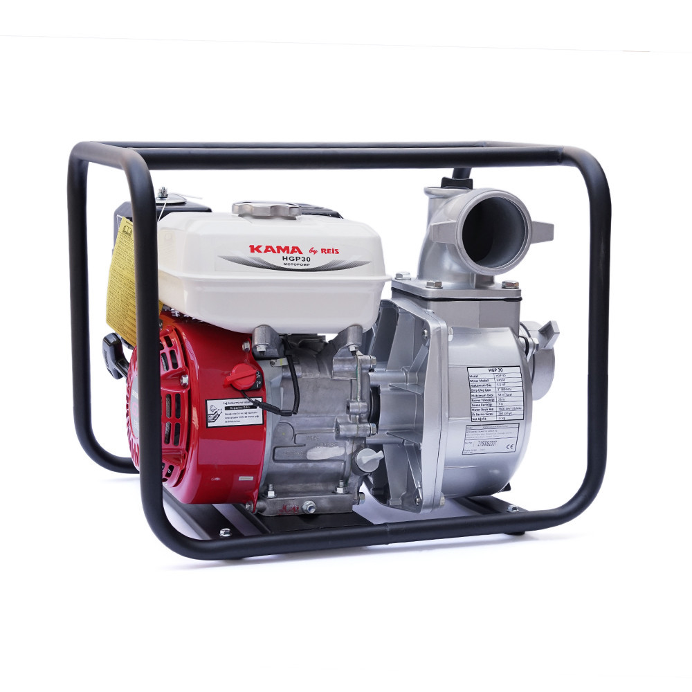 Мотопомпа бензиновая HGP30, производительность 58 м3/час, мощность 5,5 л.с. Киев - изображение 1