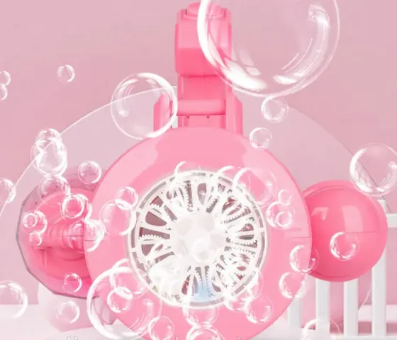 Детский пулемет генератор мыльных пузырей от батареек Bubble machine toy Коломыя