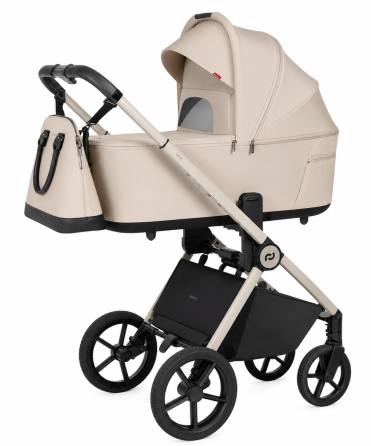 Коляска универсальная CARRELLO Ultra CRL-6557 2в1, для новорожденных, цвет Polar Biege, легкая и маневренная Киев