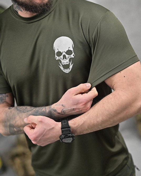 Тактическая потоотводящая футболка NECRON девушка олива ДЛ6381 Одесса - изображение 4