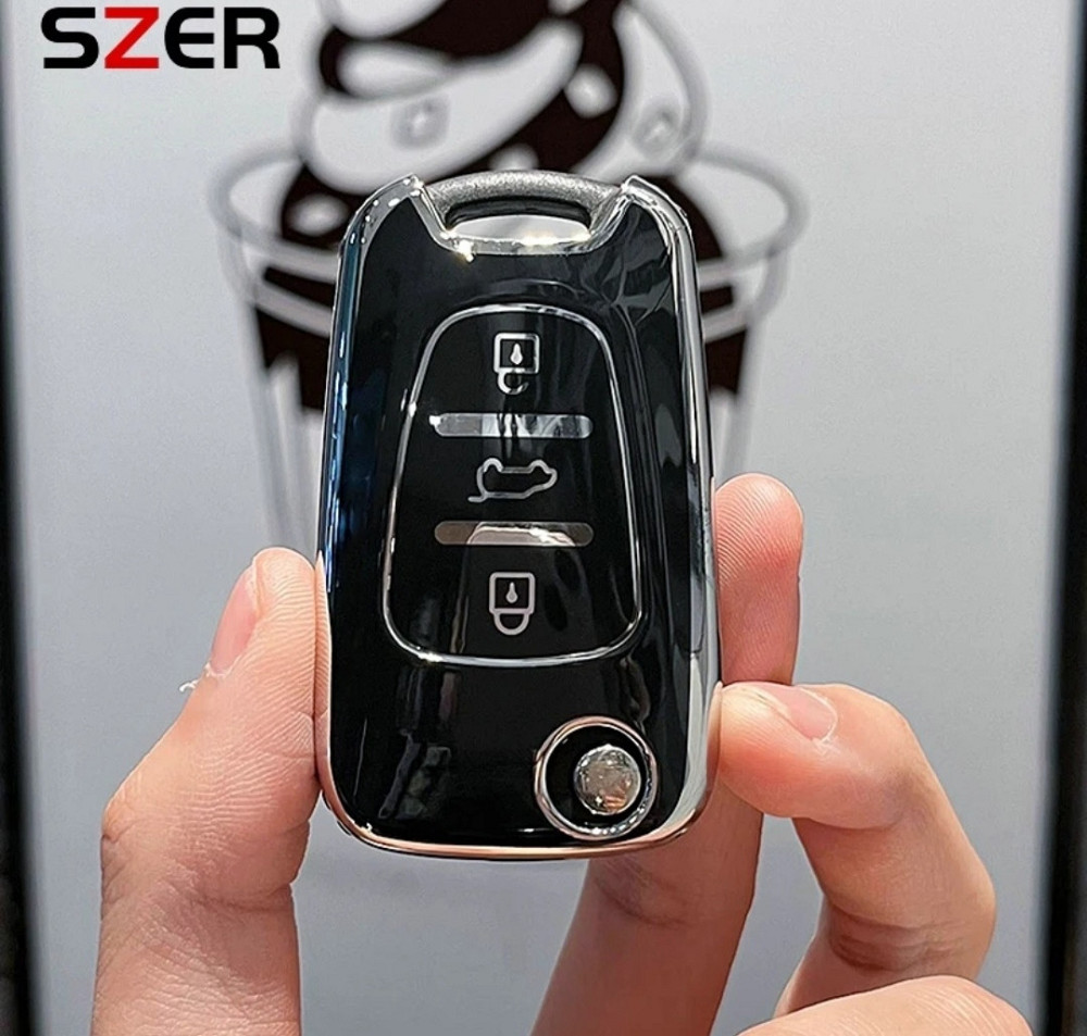 Захисний чохол для автомобільного ключа Hyundai Kia Чорний Смела - изображение 1