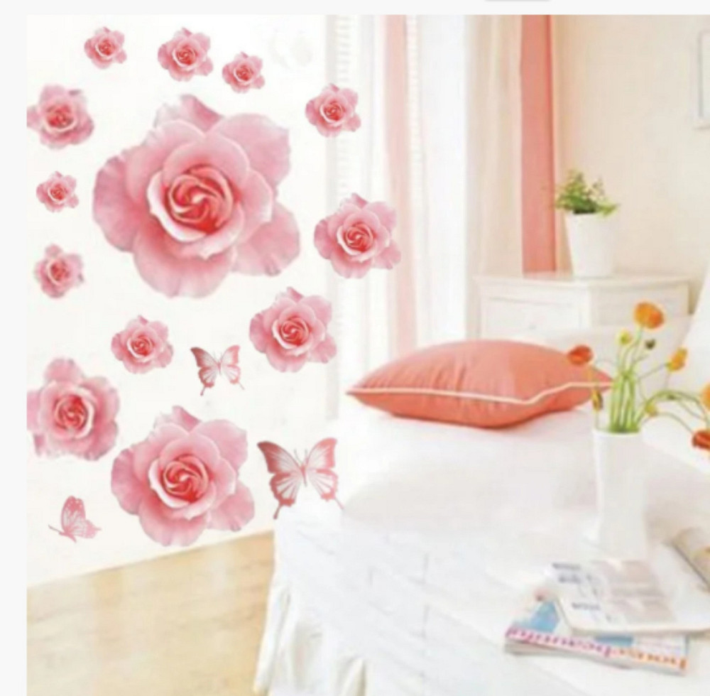 Наклейка інтер'єрна настінна Троянди Київ - фото 2