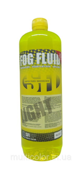 Дым жидкость для дыммашин Легкая SFI Fog Light 1л Киев - изображение 1