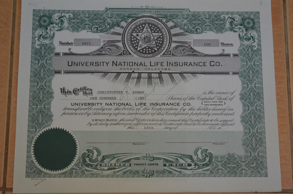 Акция. США. 19.. год №4491 (Б-5) Полтава - изображение 1