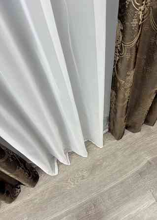 Шторна тканина парча колір коричневий з карамельним 1772ш Київ