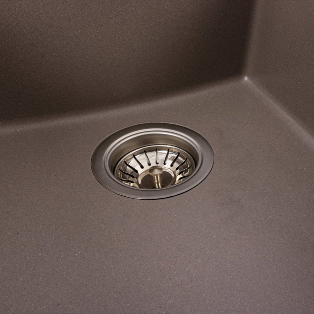 VALESO Гранітна мийка для кухні VALESO ROXY 3744 матова Дюна Киев - изображение 6