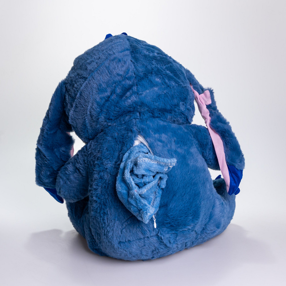 Yiwu М'яка іграшка-плед, подушка 3 в 1 Ведмедик Тедді в костюмі Стіча плед в іграшці 40×35×15 ( Коломыя - изображение 5