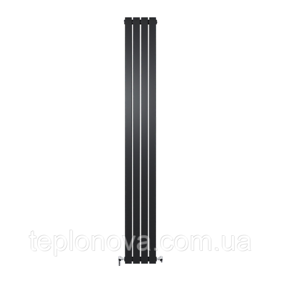 Дизайнерський радіатор 1800/236 (мм) чорний мат IDEALE JOLANDA (бокове підключення) 12 4/1800/236 Чернівці