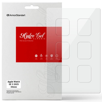 Плівка захисна Armorstandart hydrogel Apple Watch SE 3 2025 44mm 6 pcs (ARM88736) Вінниця - фото 1