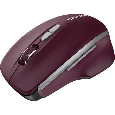 Мишка Canyon MW-21 Wireless Blue LED Burgundy (CNS-CMSW21BR) Вінниця - фото 2